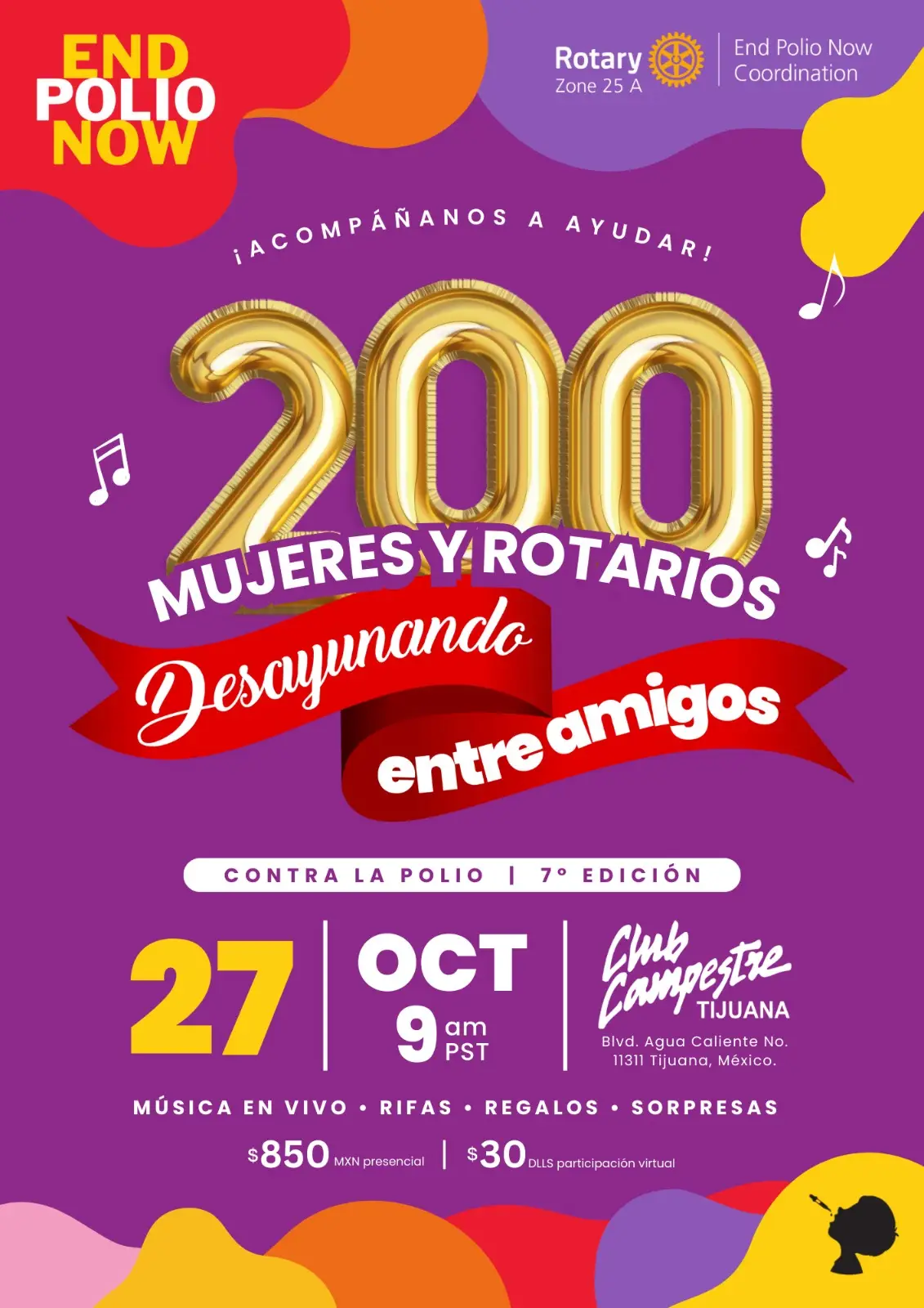 200 MUJERES Y ROTARIOS