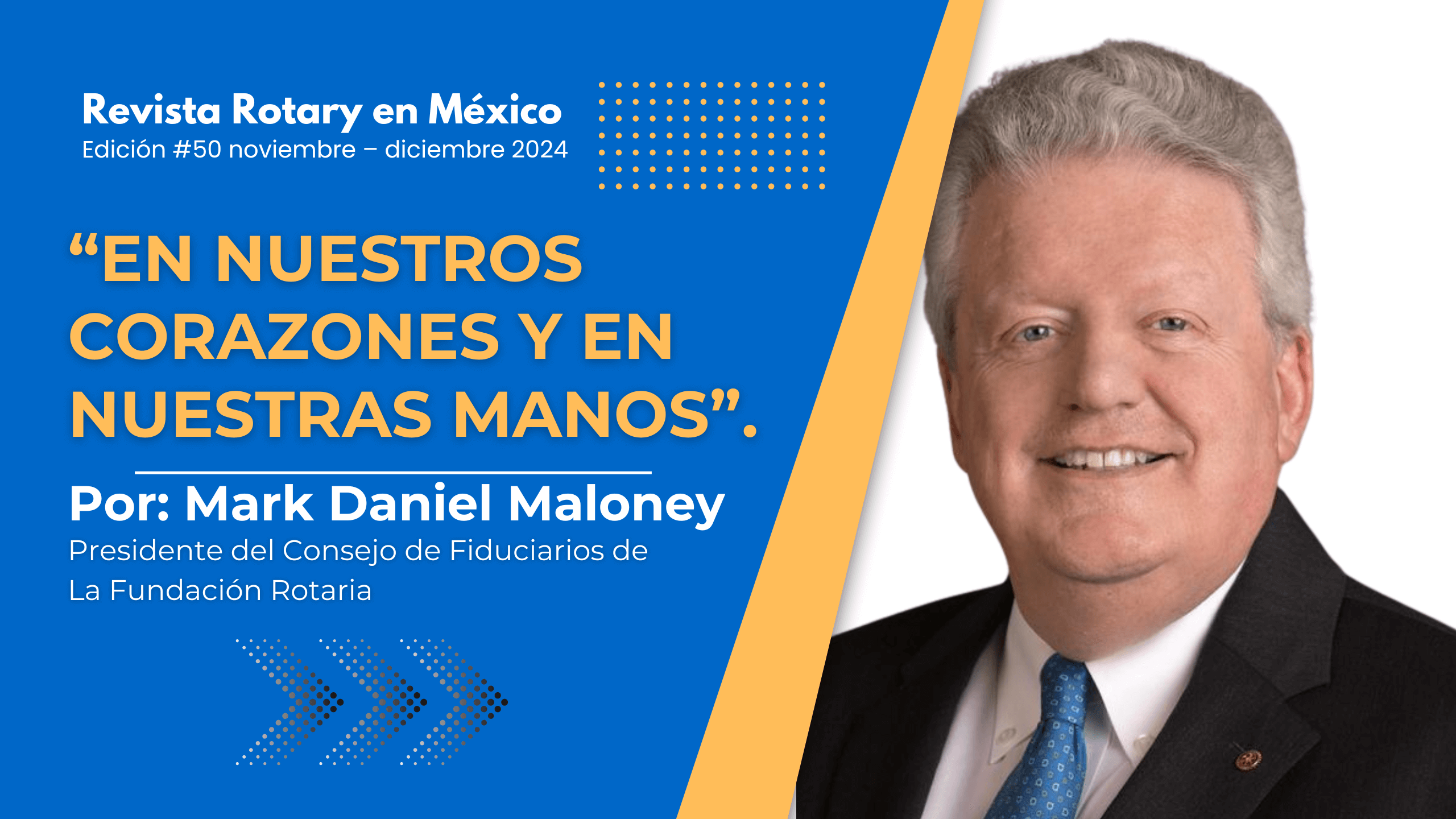 “EN NUESTROS CORAZONES Y EN NUESTRAS MANOS”.
