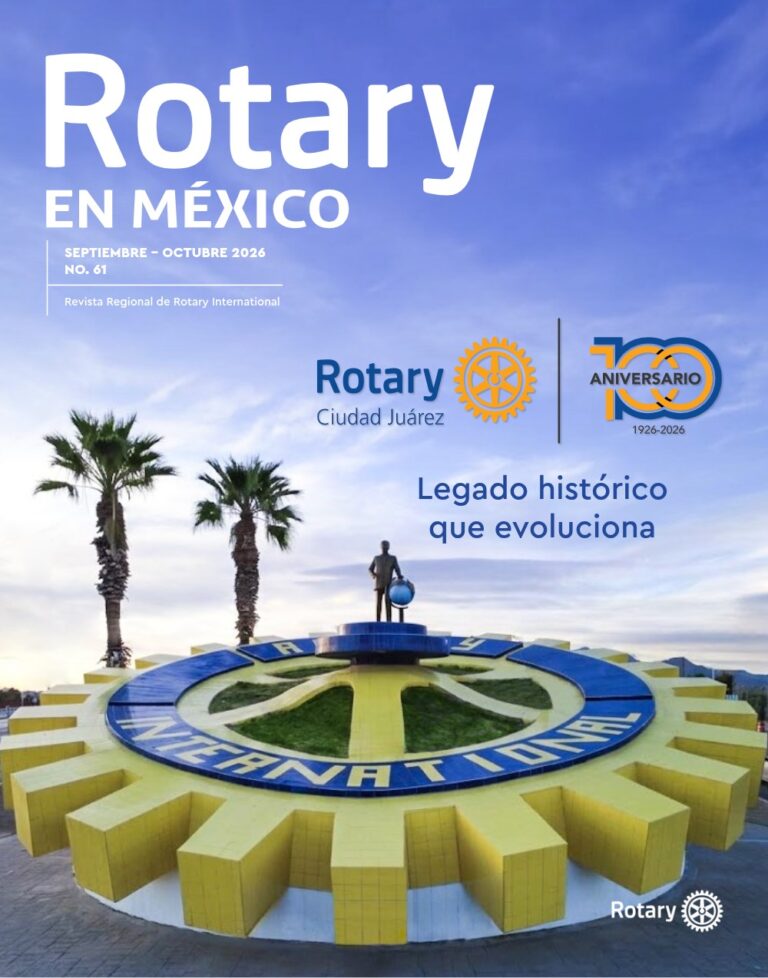 Portada de Revista Rotary en México — Edición 61